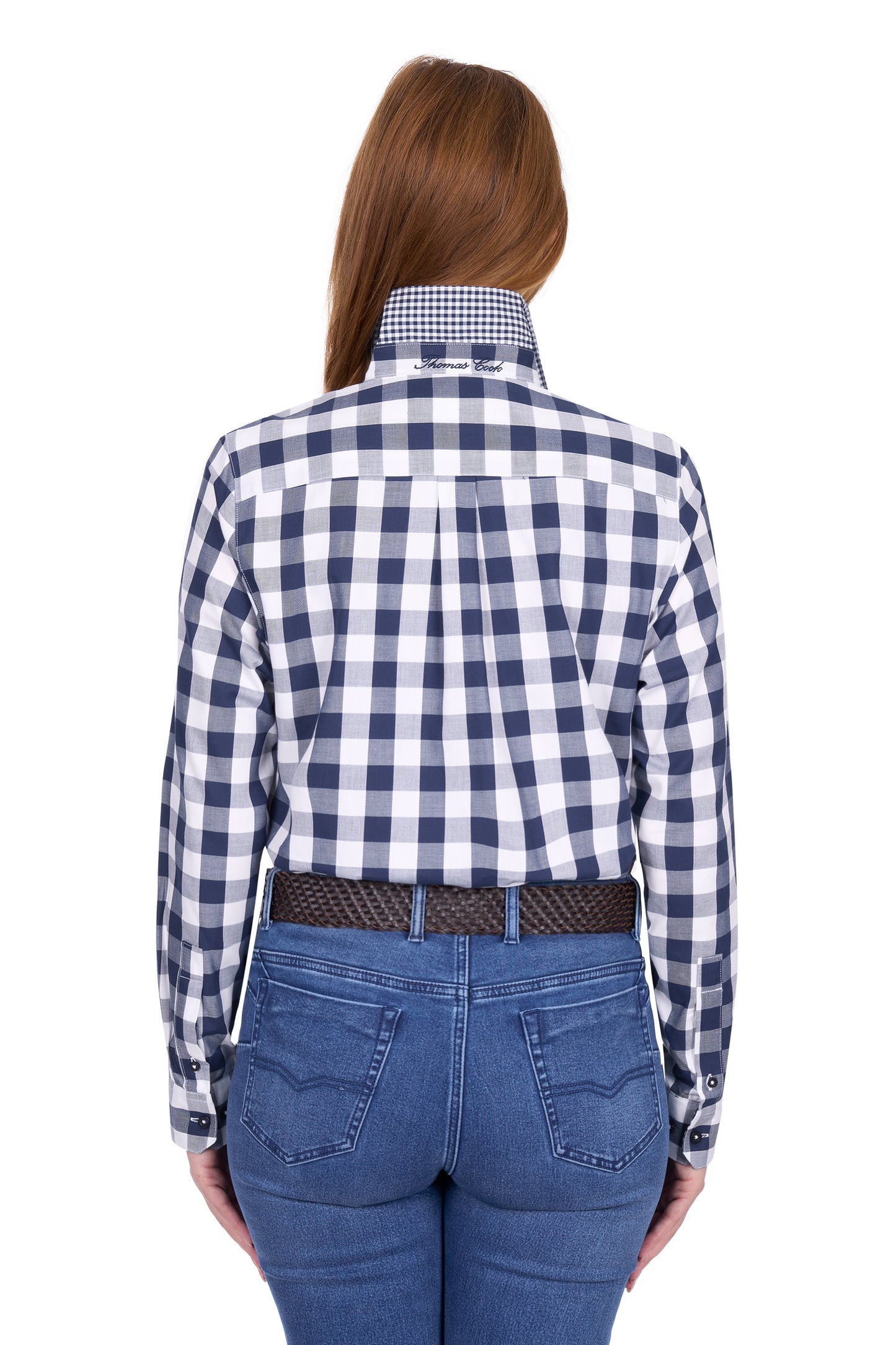 Thomas Cook Women's Tamara Long Sleeve Shirt - Navy/White