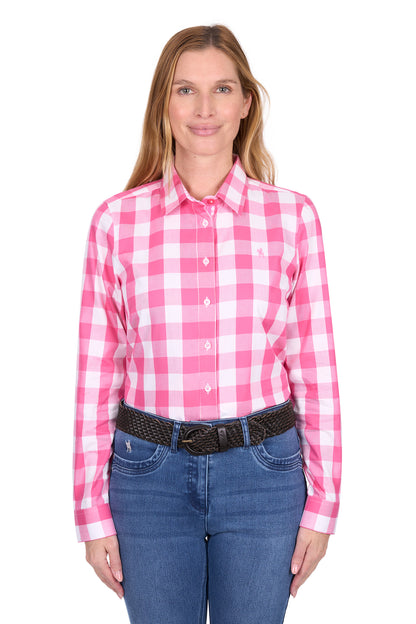 Thomas Cook Women's Tamara Long Sleeve Shirt - Pink/White