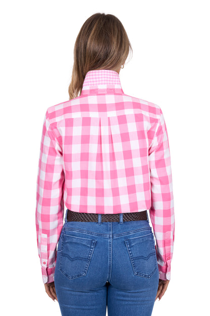 Thomas Cook Women's Tamara Long Sleeve Shirt - Pink/White