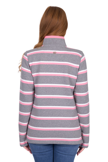 Thomas Cook Women's Jane 1/4 Zip Stripe Rugby