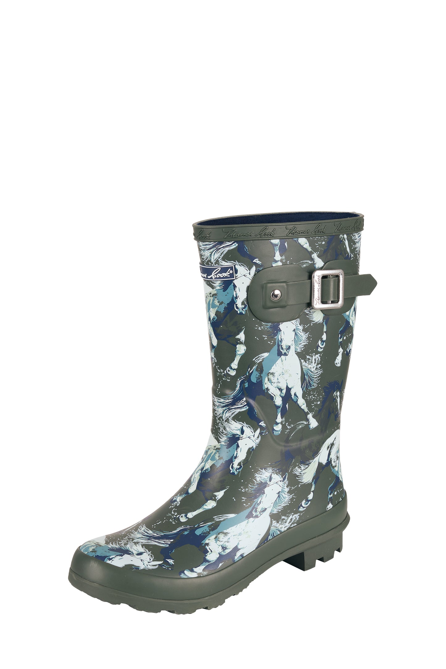 Thomas Cook Women's Launceston Gumboot - Dark Khaki