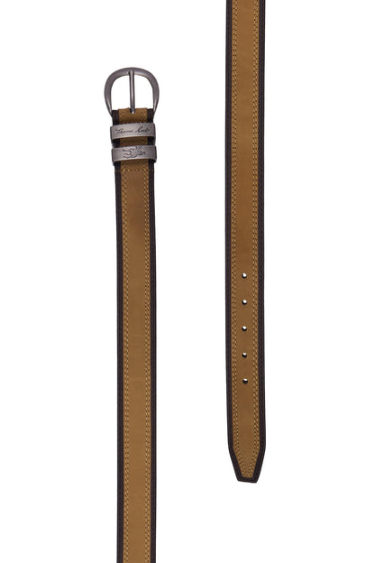 Thomas Cook Stanley Belt - Camel/Chocolate