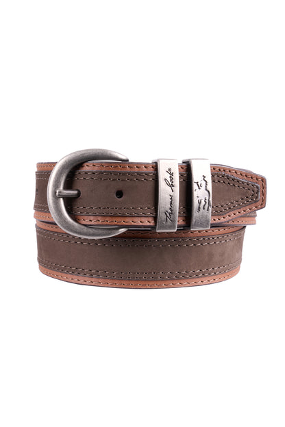 Thomas Cook Stanley Belt - Chocolate/Tan