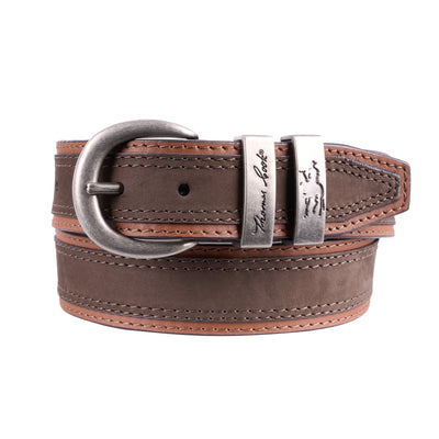 Thomas Cook Stanley Belt - Chocolate/Tan