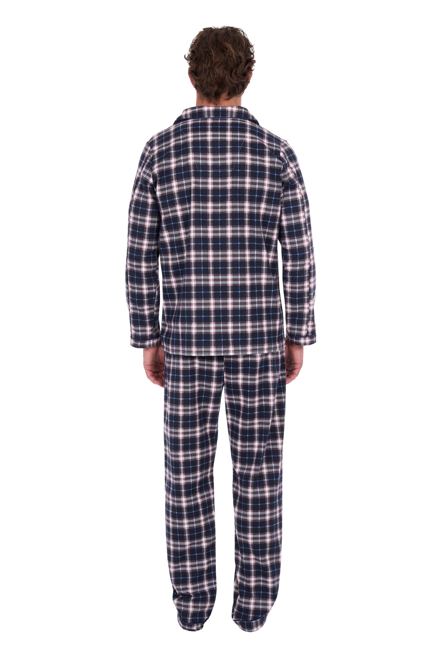 Thomas Cook Men’s Long Sleeve Pyjamas - Navy/Grey
