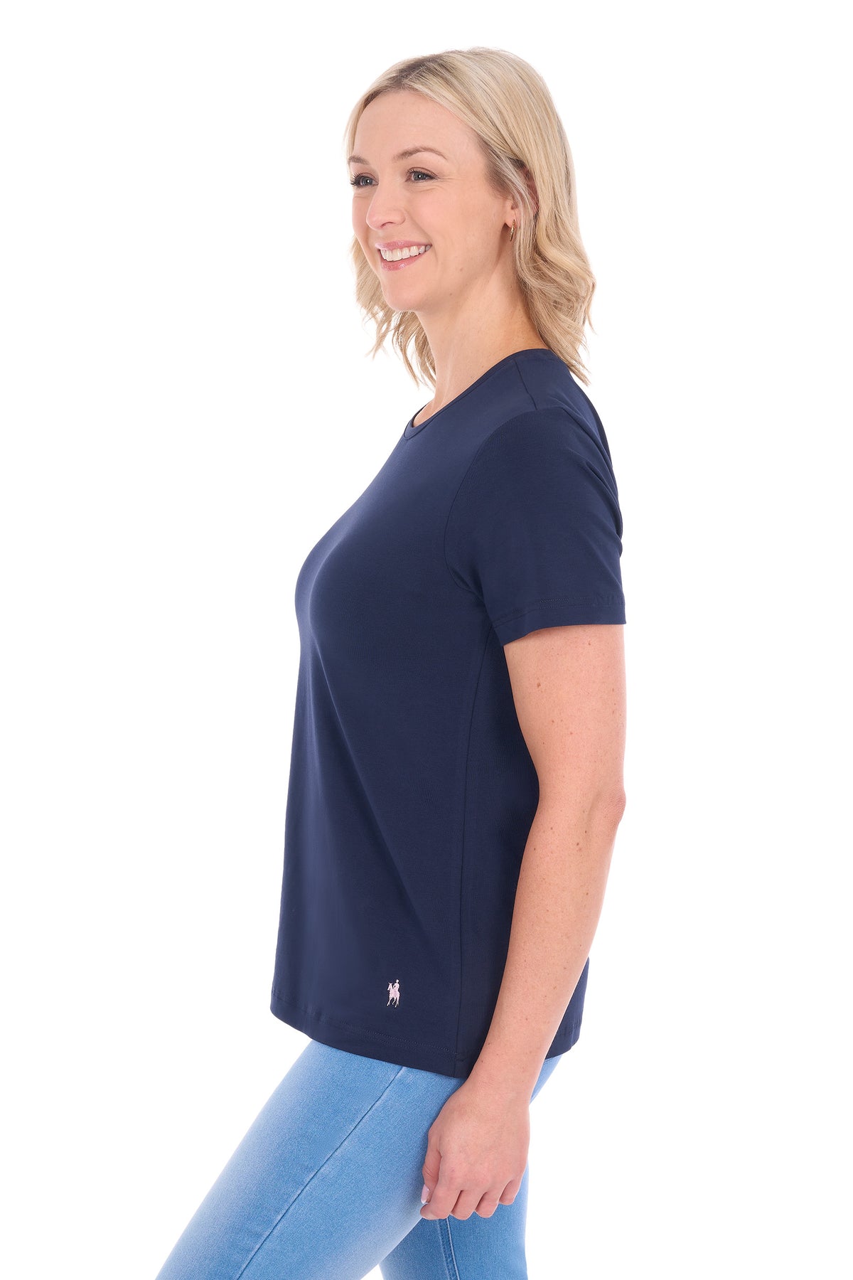 Thomas Cook Women’s Round Neck Classic Fit Tee - Navy