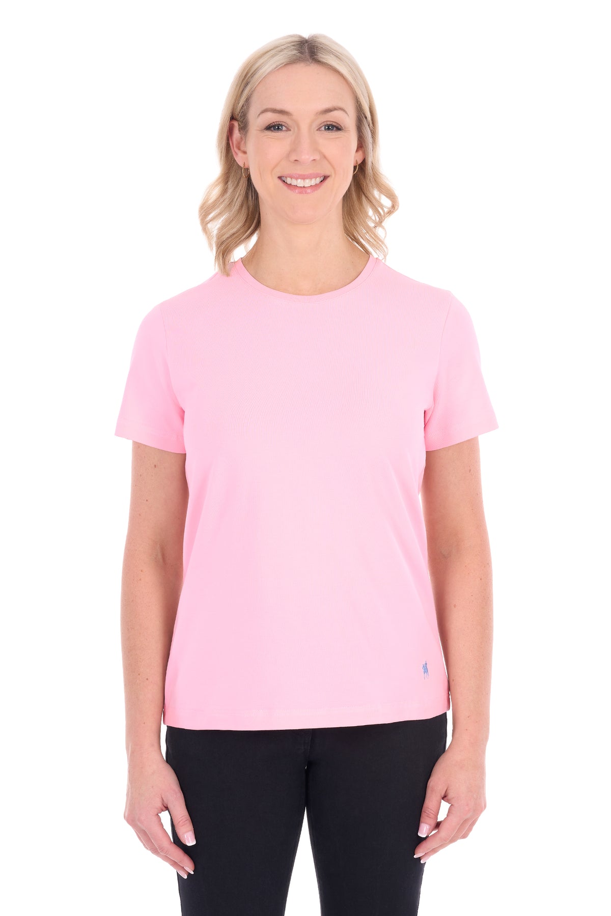 Thomas Cook Women’s Round Neck Classic Fit Tee -  Rose Pink