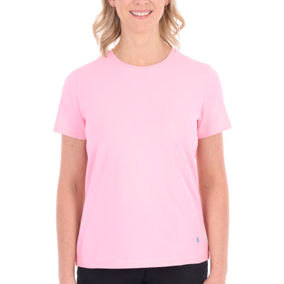 Thomas Cook Women’s Round Neck Classic Fit Tee -  Rose Pink