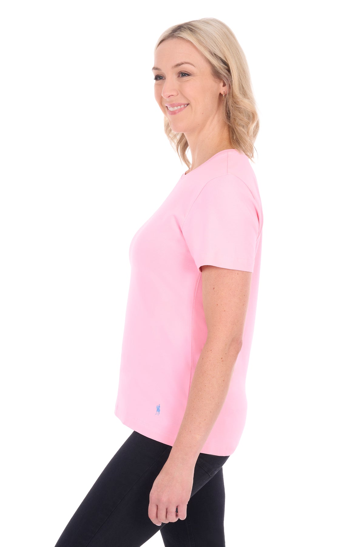 Thomas Cook Women’s Round Neck Classic Fit Tee -  Rose Pink