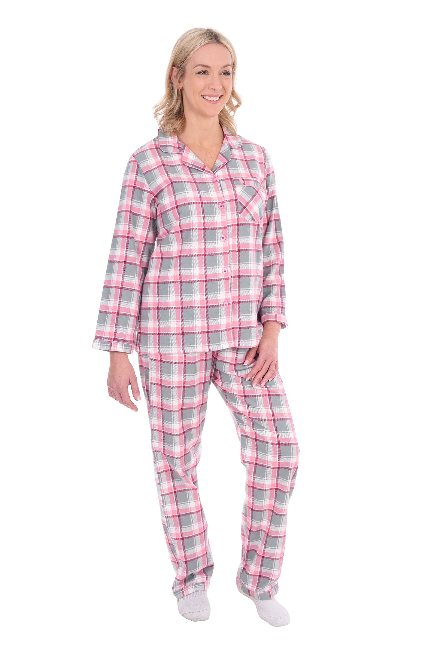 Thomas Cook Women’s Long Sleeve Pyjamas - Pink Multi