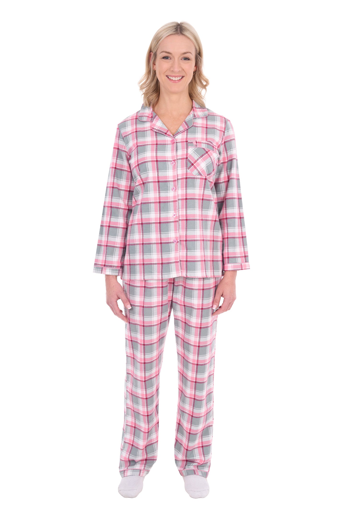 Thomas Cook Women’s Long Sleeve Pyjamas - Pink Multi