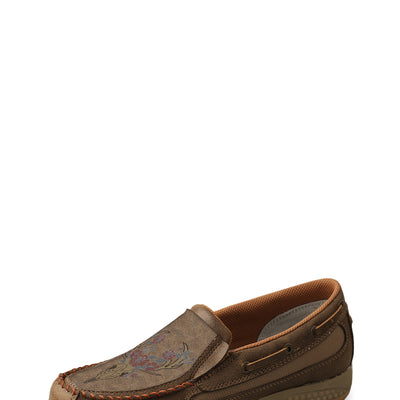 Twisted X Womens Mocs Stag Cellstretch Slip On Brown