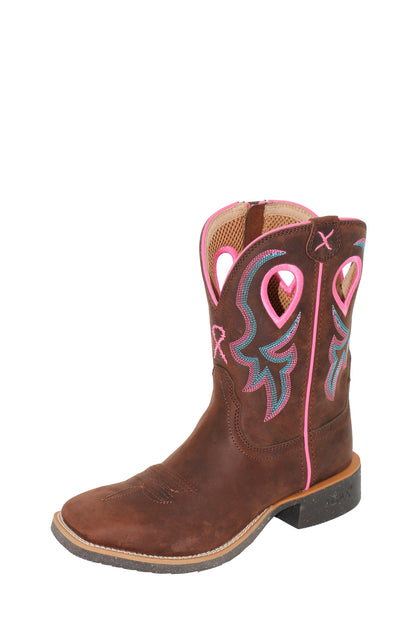 Twisted X Women’s 9” Pink Tech X®2 Zip Boot - TCWXTR019