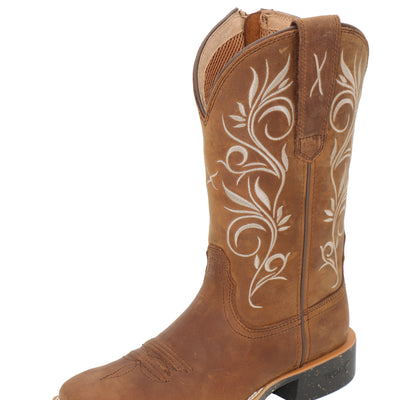 Twisted X Women's 11" Tech X Zip Boot - TCWXTR023