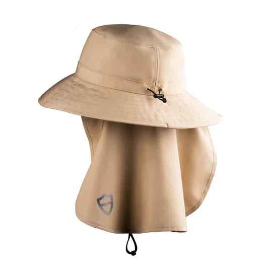 SafeStyle Worksite to Weekend Flap Bucket Hat - Tan