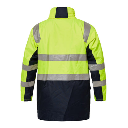 NCC Hi Vis Jacket with Tape - Yellow Navy