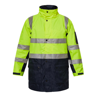 NCC Hi Vis Jacket with Tape - Yellow Navy