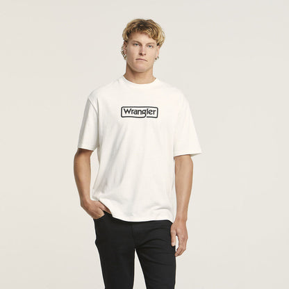 Wrangler Classics Border T-shirt - Vintage White