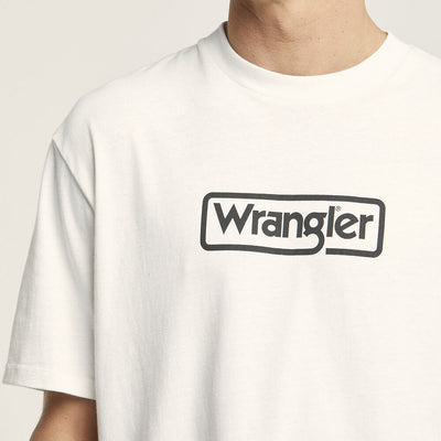 Wrangler Classics Border T-shirt - Vintage White