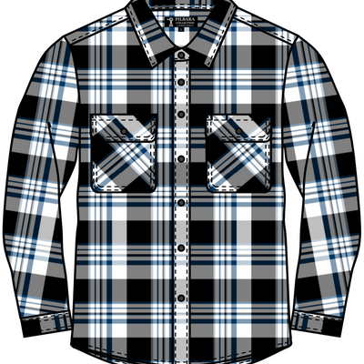 Pilbara Men's Flanelette Shirt  Open Front RM123FOF