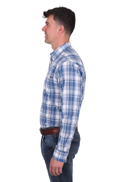 Wrangler Men’s Ranger Check Button Down Long Sleeve Shirt