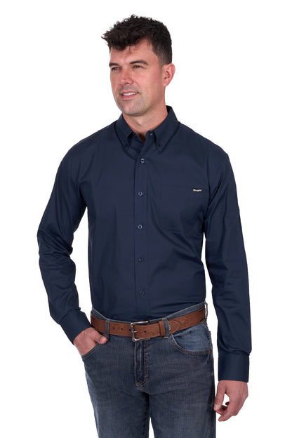 Wrangler Men’s Brad Button Down Long Sleeve Shirt