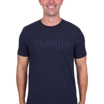 Wrangler Men’s Chase Short Sleeve Tee - Navy