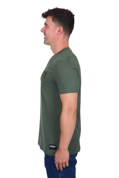 Wrangler Men’s Chase Short Sleeve Tee - Cypress