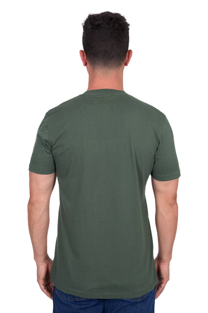 Wrangler Men’s Chase Short Sleeve Tee - Cypress