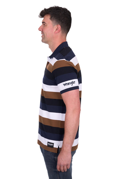 Wrangler Men’s Walter 1-Pocket Short Sleeve Polo