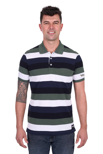 Wrangler Men’s Alan 1-Pocket Short Sleeve Polo