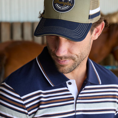 Wrangler Merlin 6 Panel Trucker Cap