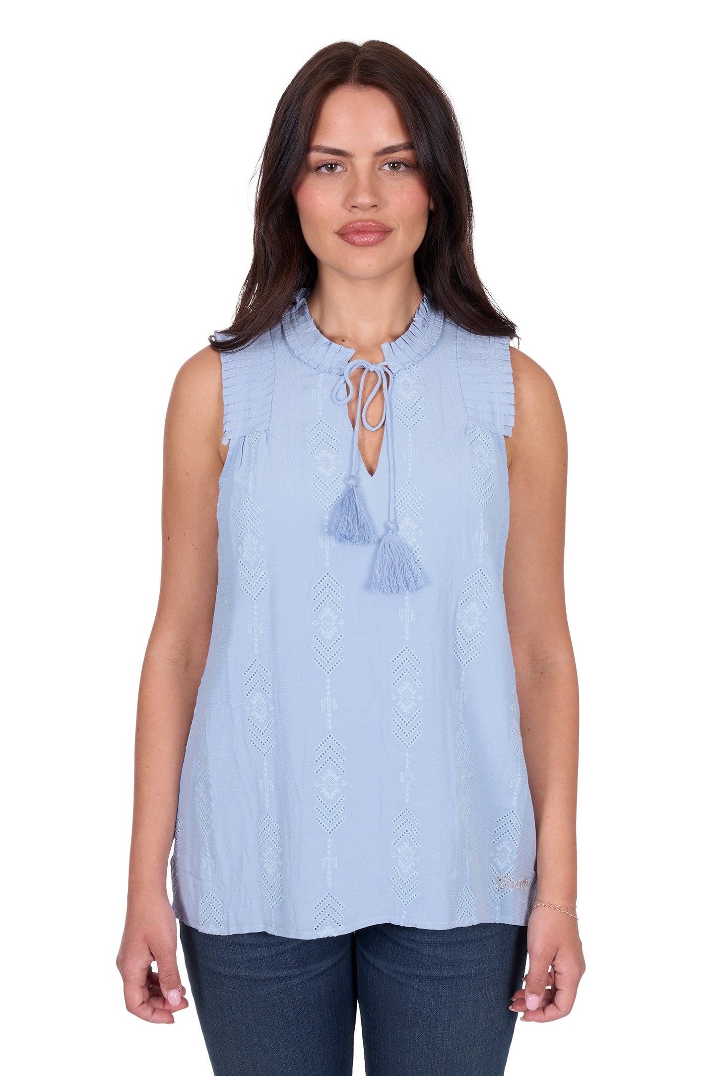 Wrangler Women’s Simone Sleeveless Blouse
