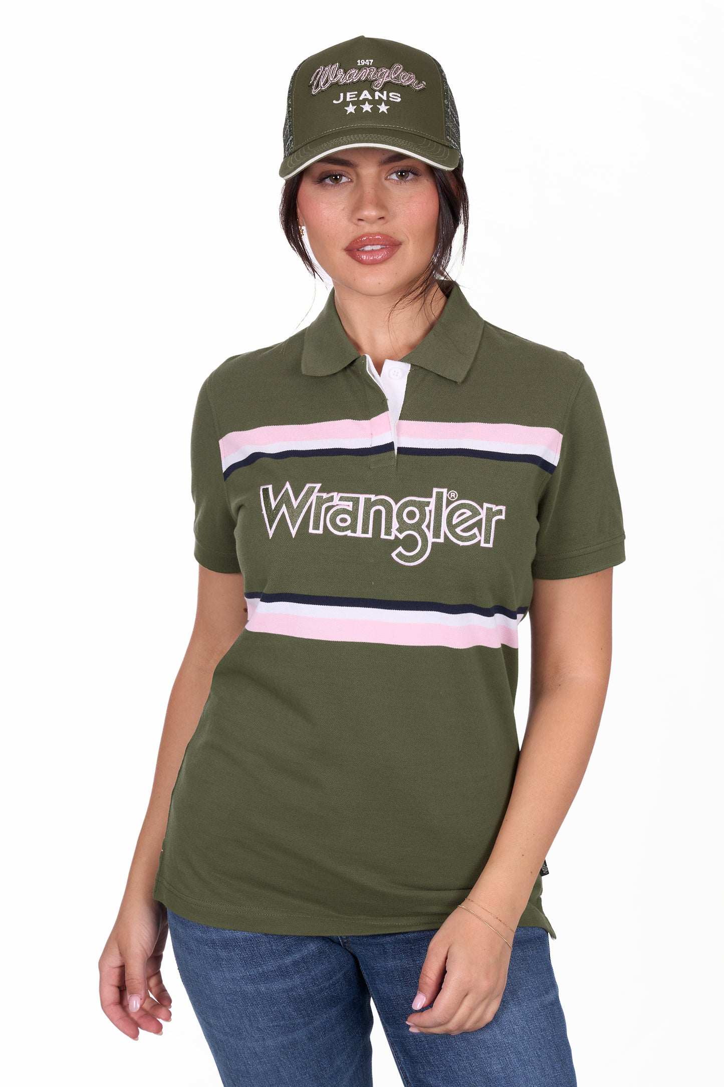 Wrangler Women’s Hallie Short Sleeve Polo