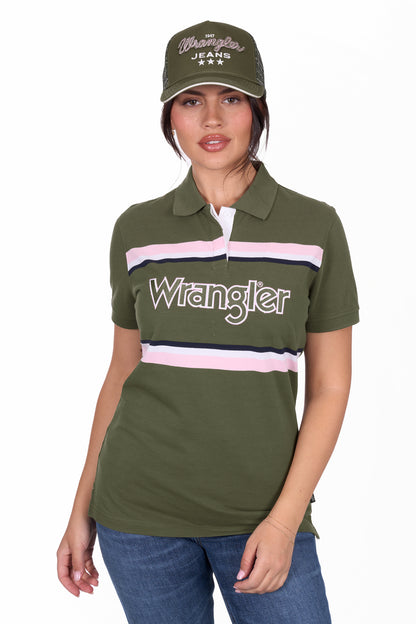 Wrangler Women’s Hallie Short Sleeve Polo