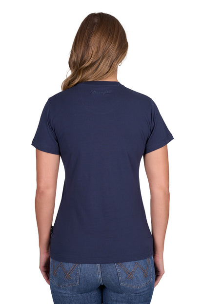 Wrangler Women’s Texas Short Sleeve Tee - Navy