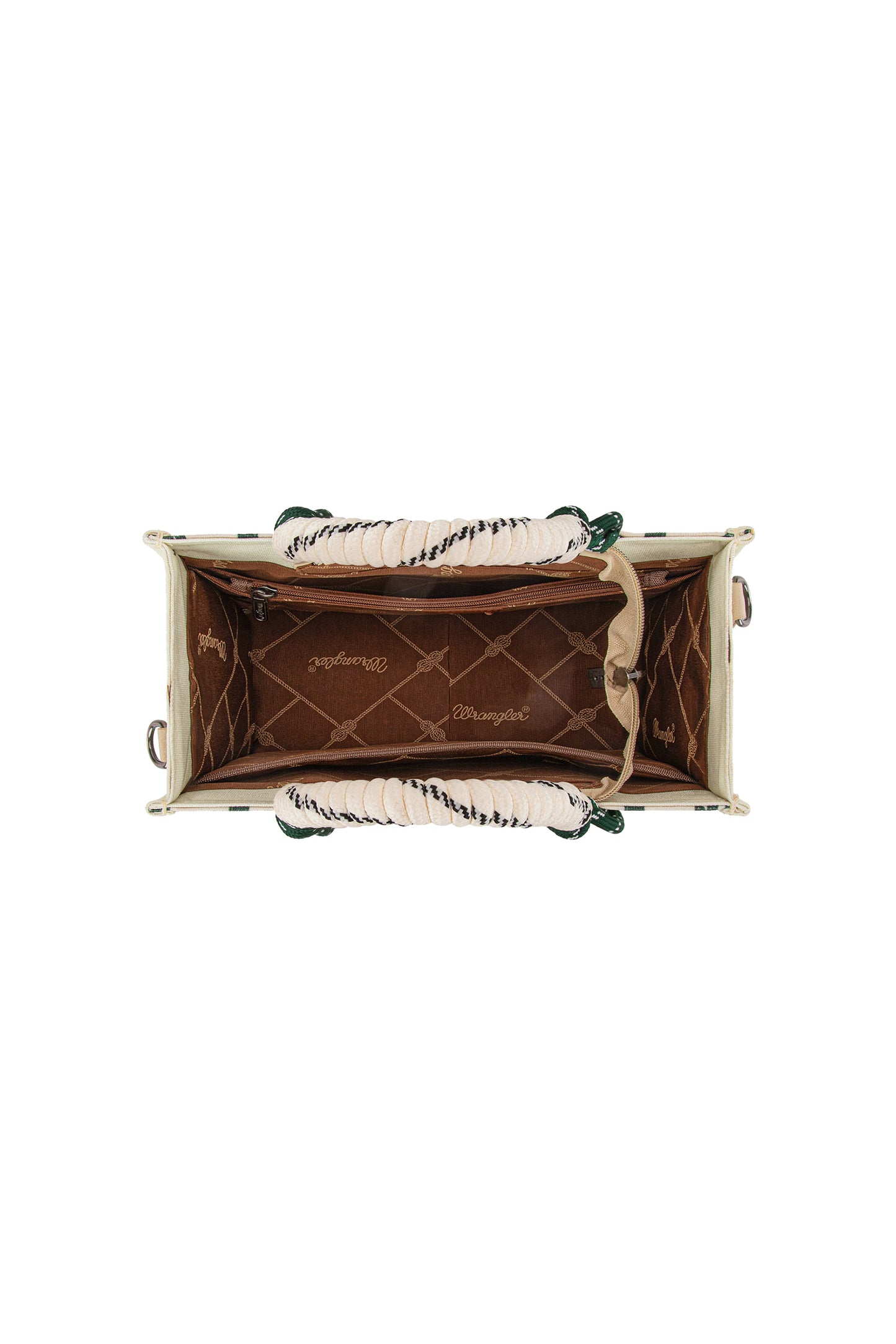 Wrangler Southwestern Rope Handle Bag - Beige