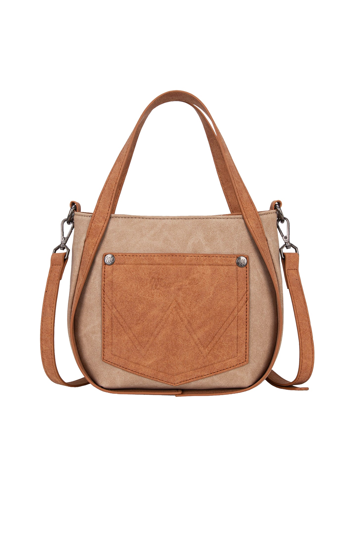 Wrangler Southwestern Two Tone Fringe Bag - Camel