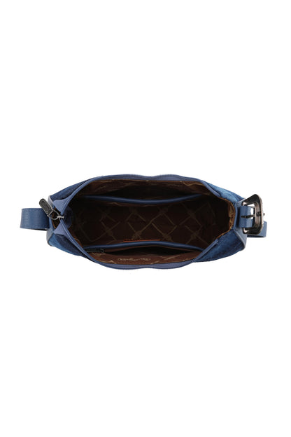 Wrangler South Western Willa Shoulder Bag - Dark Denim