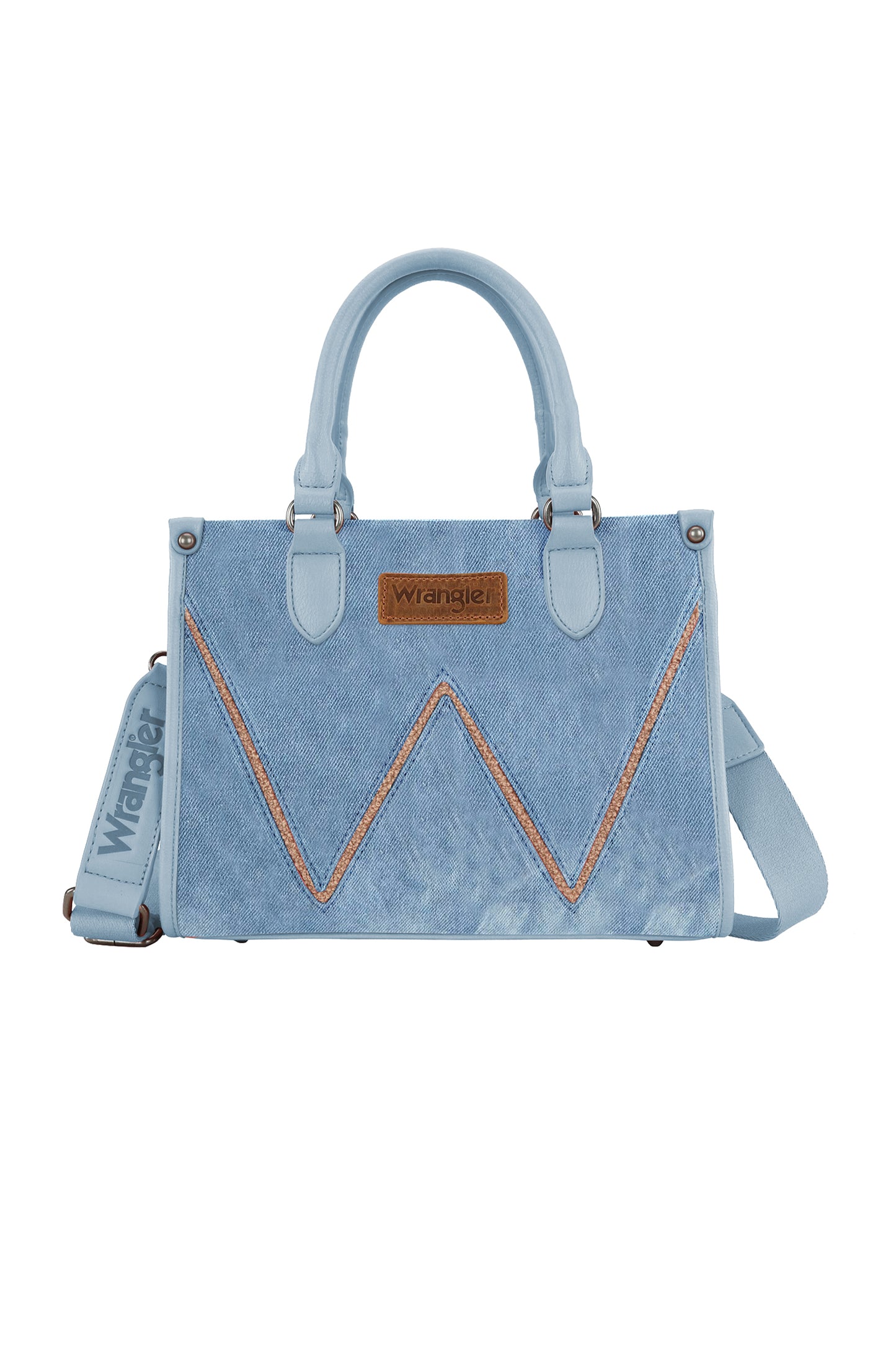 Wrangler South Western Willa Crossbody Bag - Light Denim