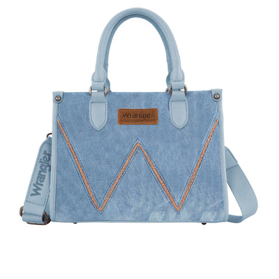 Wrangler South Western Willa Crossbody Bag - Light Denim