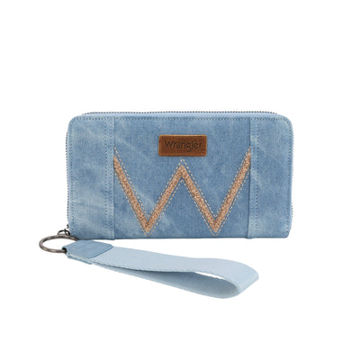 Wrangler South Western Willa Wallet - Light Denim