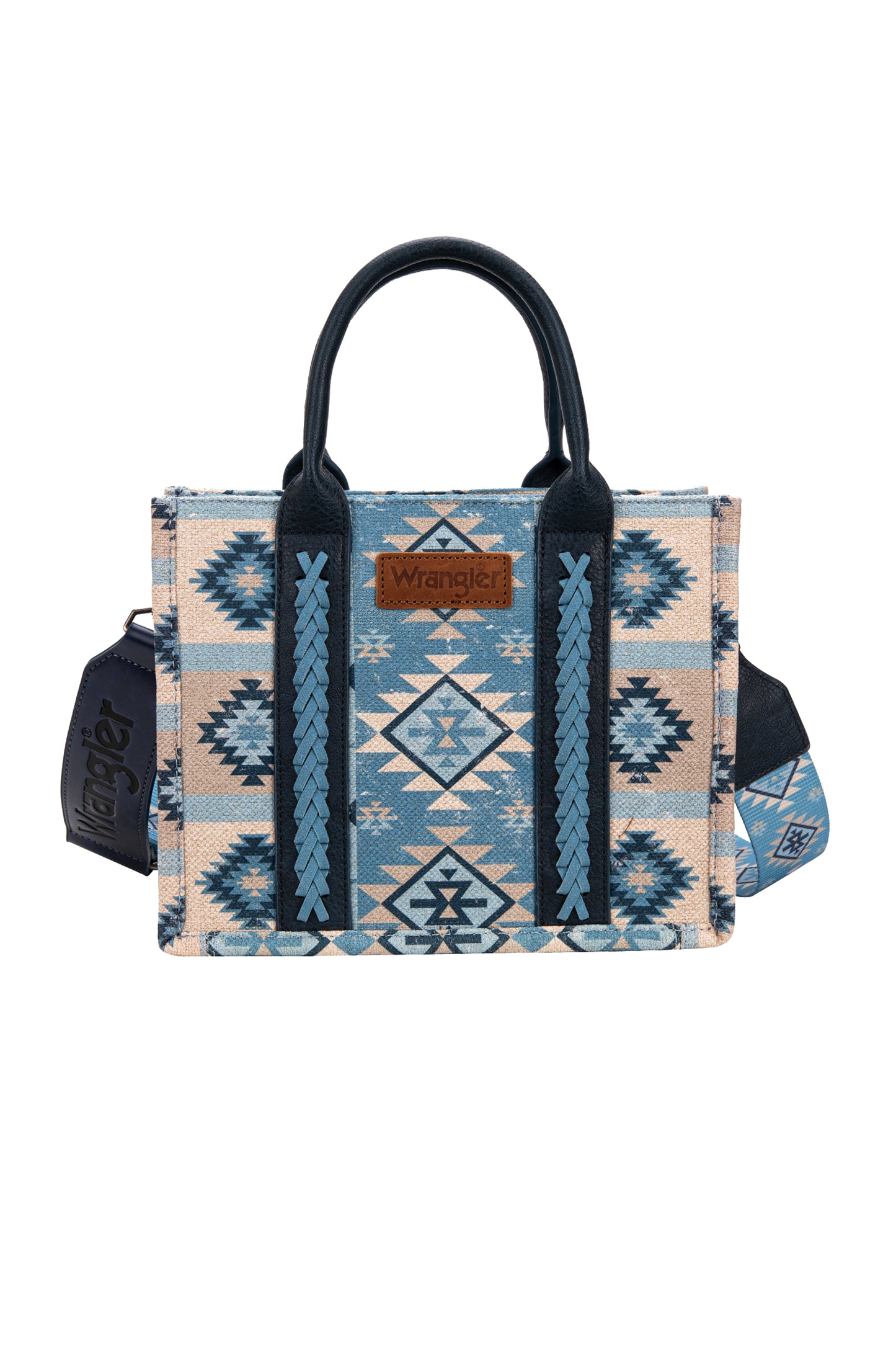 Wrangler South Western Macy Aztec Crossbody Bag - Blue