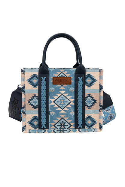 Wrangler South Western Macy Aztec Crossbody Bag - Blue