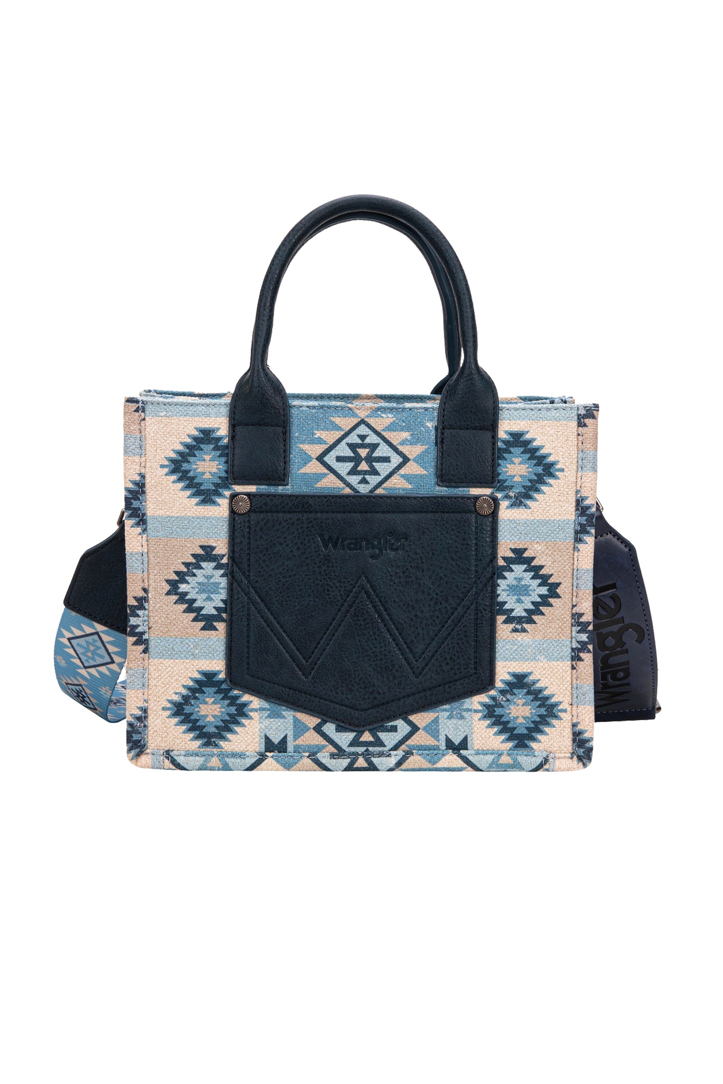 Wrangler South Western Macy Aztec Crossbody Bag - Blue