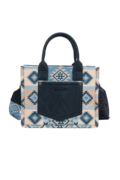 Wrangler South Western Macy Aztec Crossbody Bag - Blue
