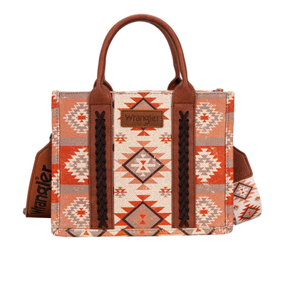 Wrangler South Western Macy Aztec Crossbody Bag - Tan