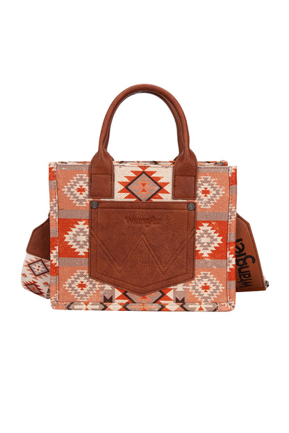 Wrangler South Western Macy Aztec Crossbody Bag - Tan