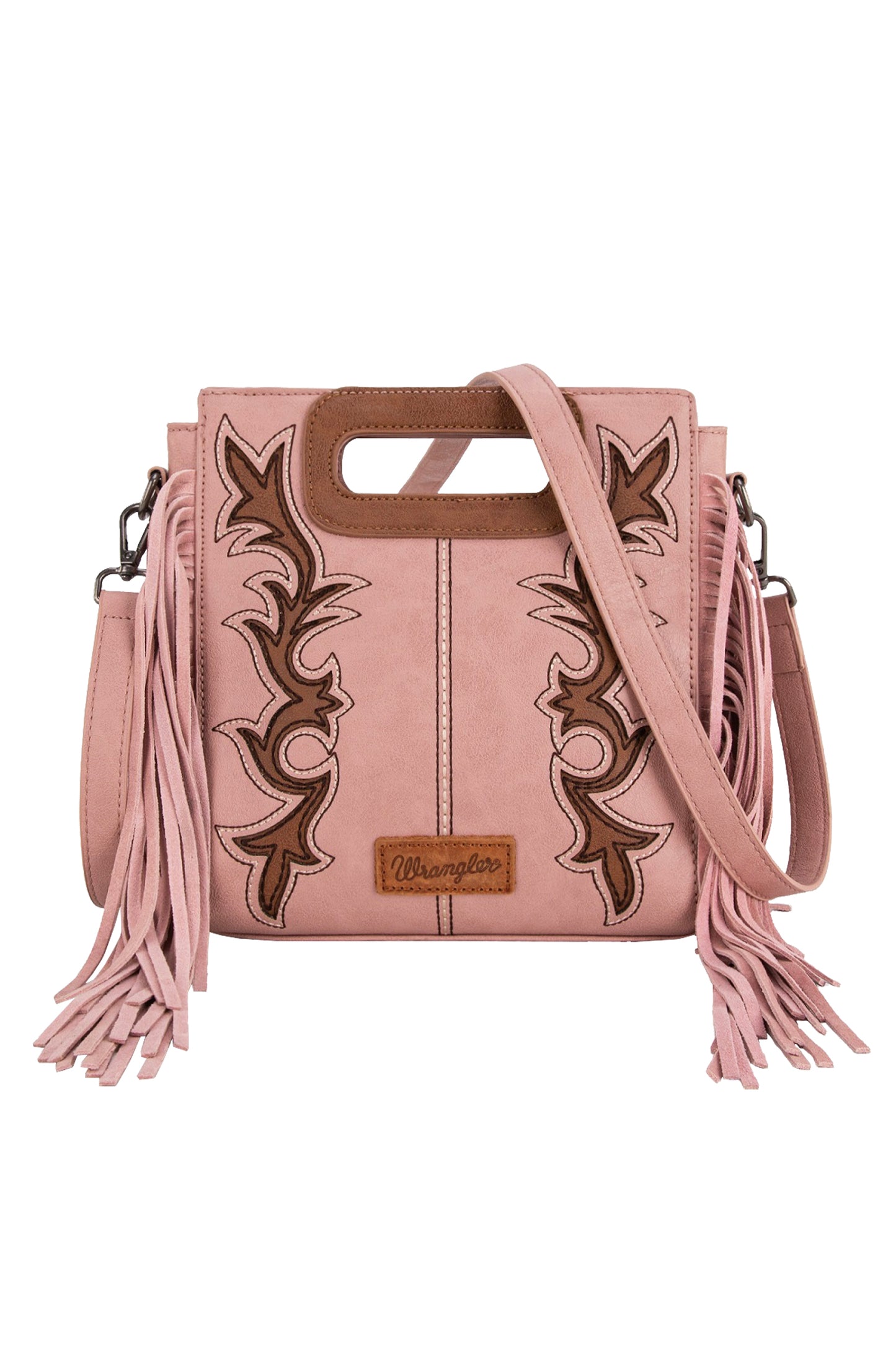 Wrangler South Western Dallas Fringe Bag - Pink