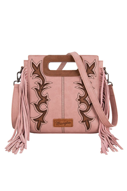 Wrangler South Western Dallas Fringe Bag - Pink